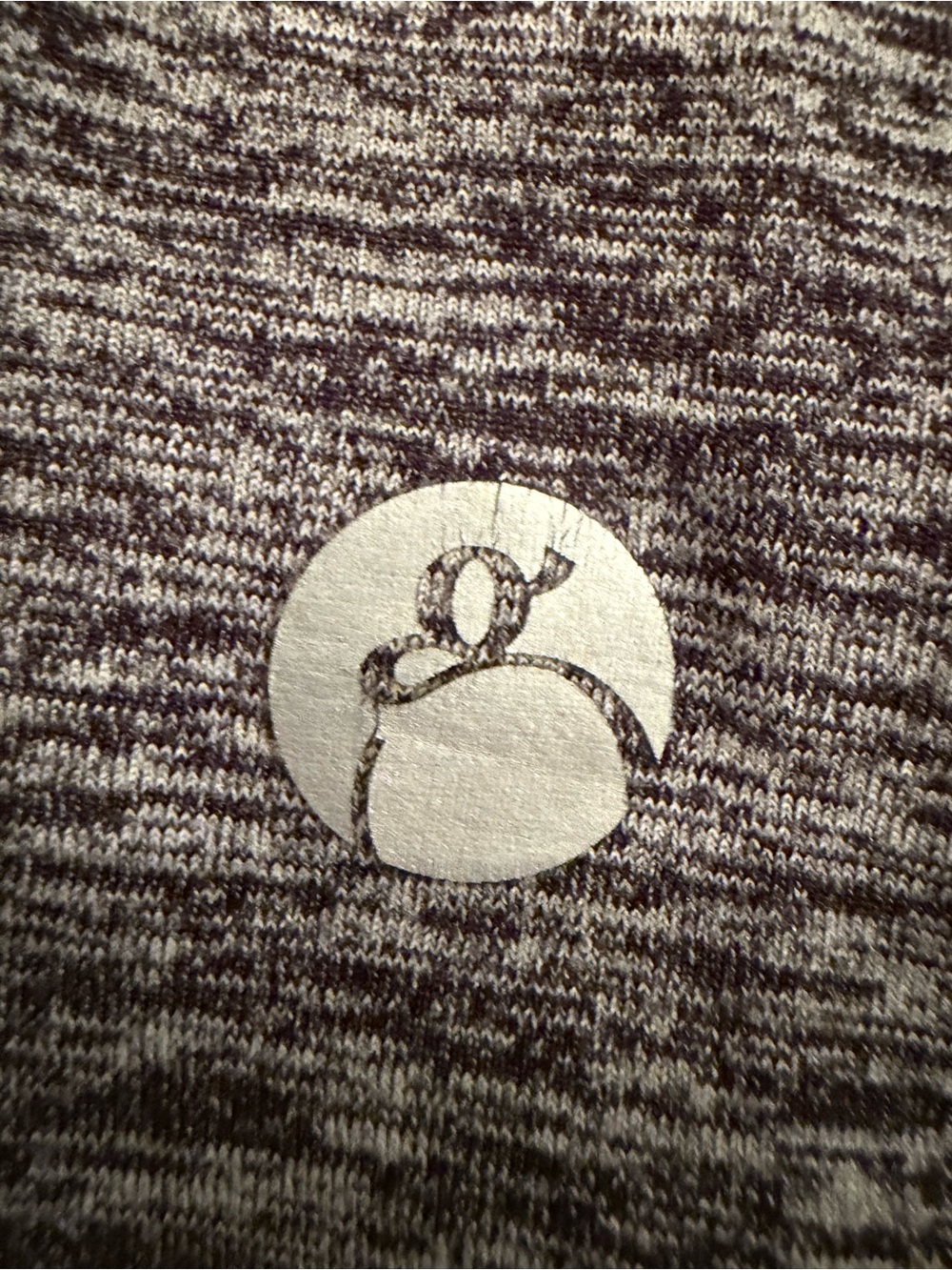Women's Grey Long-Sleeve V-Neck Performance Top - Picture 4 of 12